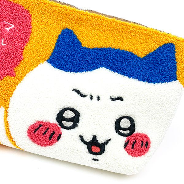 ちいかわ ハチワレ さがらぽーち ポーチ サガラ刺繍 小物入れ イエロー