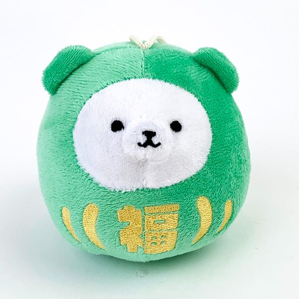 ぬいぐるみ だるまベア グリーン パーフェクトワールド