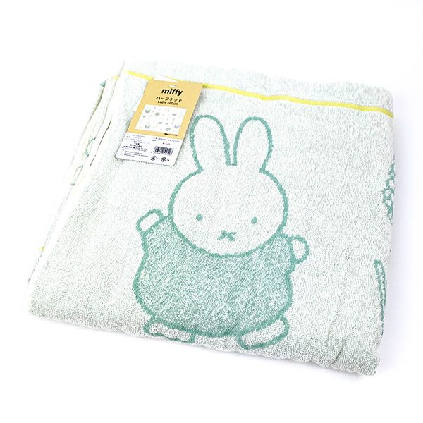ミッフィー miffy タオルケット(100)×190） コットンブランケット