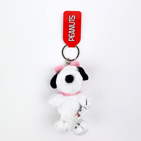 寅　スヌーピー マスコット　キーホルダー 2022 スヌーピー PEANUTS プチフワマスコットキーリング アイス