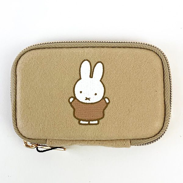 ミッフィー miffy カードケース (ベ―ジュ) 名刺入れ | パーフェクト