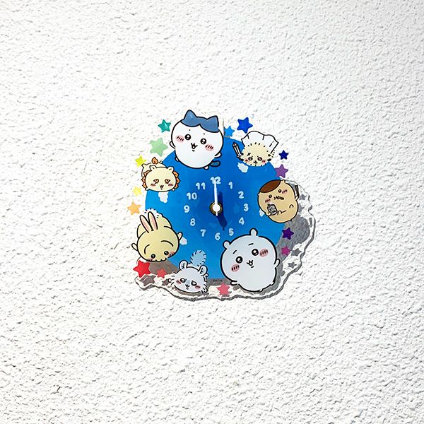 ちいかわ アクリル時計(空からふわり) なんかちいさくてかわいい