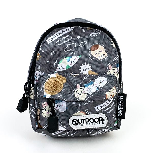 ちいかわ BACKPACK ペンケース チャコールグレー OUTDOOR アウトドア