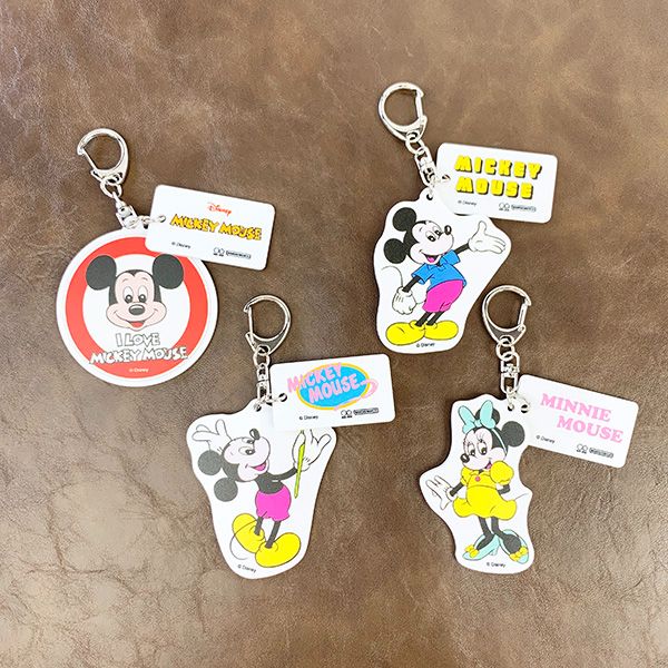 キーホルダー・アクリルキーホルダー Mimi ディズニー ミニー アクリルキーホルダー レトロアート