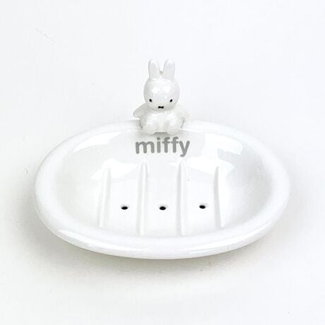 ミッフィー miffy ソープデッシュ ホワイト 石鹸置き インテリア パーフェクト・ワールド・トーキョー(Perfect World  Tokyo) マルイウェブチャネル