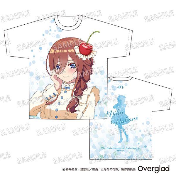 五等分の花嫁 フルグラフィックTシャツL クリームソーダver.（中野三玖