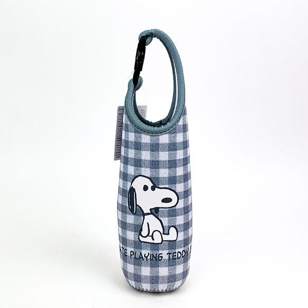 スヌーピー pleying teddy ペットボトルカバー 600ml ペットボトル