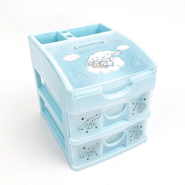 【しなも】チェスト② サンリオ シナモロール 2段チェスト 収納 整理整頓 インテリア ブルー