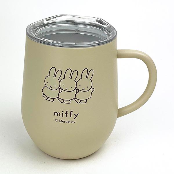 ミッフィー miffy 蓋つきステンレスマグ (ベージュ) 保温 保冷 コップ ギフト | パーフェクト・ワールド・トーキョー(Perfect  World Tokyo) | マルイウェブチャネル