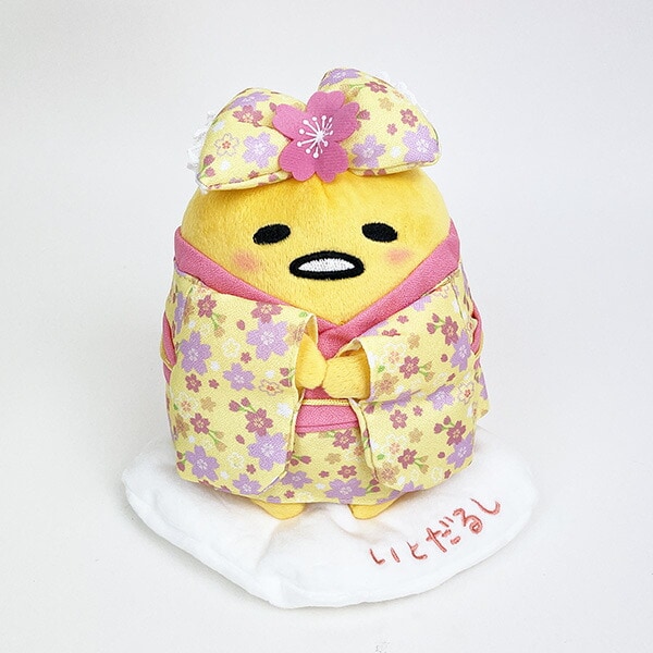 サンリオ　シナモロール　マスコット　ぬいぐるみ　着物　7点セット サンリオ ぬいぐるみ S 桜着物 シナモロール マスコット 人形