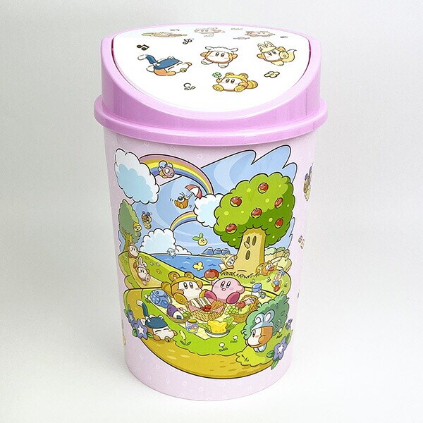 星のカービィ ダストボックス ピンク フタ付き ゴミ箱 収納 キッズ