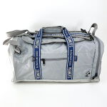 スヌーピー スクエアボストンリュック グレー ロゴテープ バッグ  