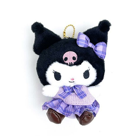 サンリオ クロミ レトロ制服 マスコット ぬいぐるみ キーホルダー 