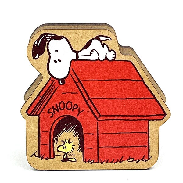 スヌーピー ドッグハウス ダイカットメモスタンド 文具 SNOOPY
