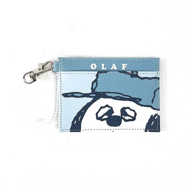 スヌーピー フェイスアップオラフ シングルパスケース ICカード 定期