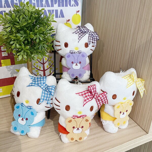 サンリオ ハローキティ 推し色マスコット ブルー 青