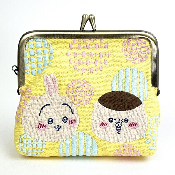 スヌーピー ミュージアム 限定 財布 バッグ 刺繍ミニポーチ イエロー