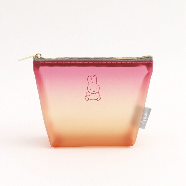 ミッフィー ポーチ（miffy/walk） 文具 レッド/オレンジ