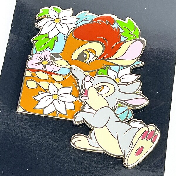 ディズニーストア　ピンバッジ　バンビ　掛軸　レア Disney - ディズニー バンビ 80周年 ピンバッジ【新品未使用
