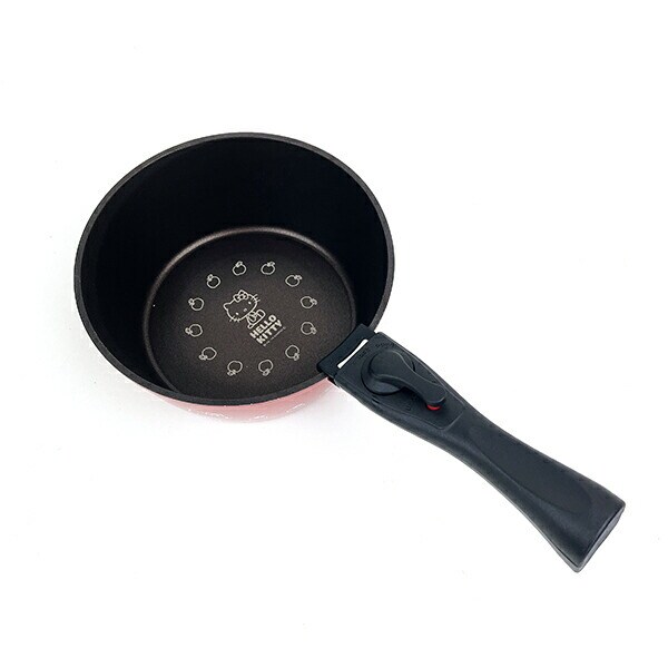 サンリオ ハローキティ 取っ手が外れる鍋＆フライパン2点セット ハローキティ フライパンセット サンリオ ハローキティ 取っ手が外れる