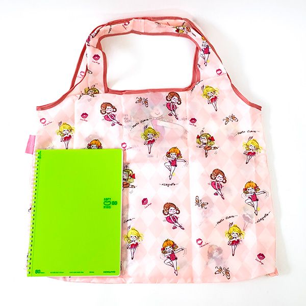 ボールアンドチェーン × 水森亜土エコバッグ M 2色セット