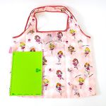水森亜土 エコバッグ Ballet ピンク 折りたたみ 買い物 マルシェバッグ 