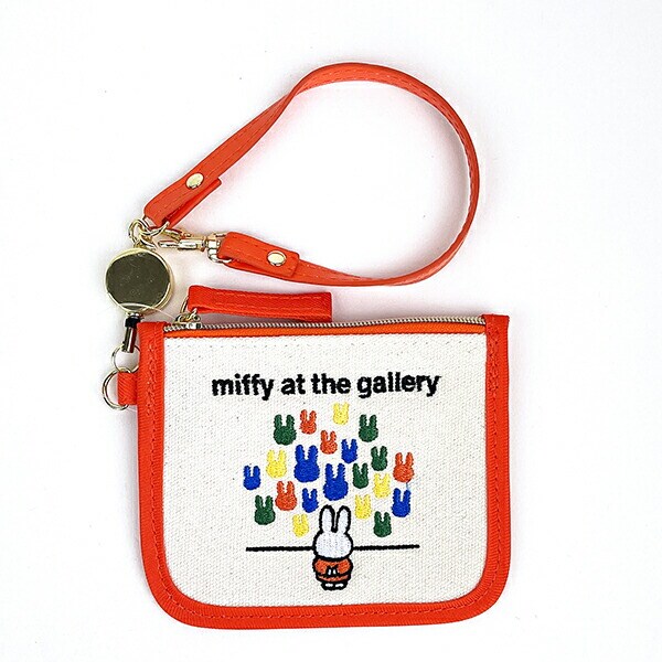 ミッフィー miffy パスケース (美術館) 定期入れ ICカードケース