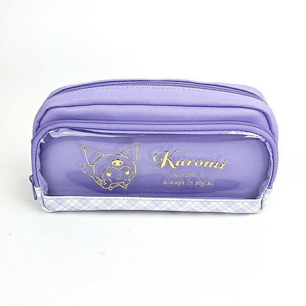 サンリオ ハローキティ クリアポケット付きポーチ ペンポーチ ペン