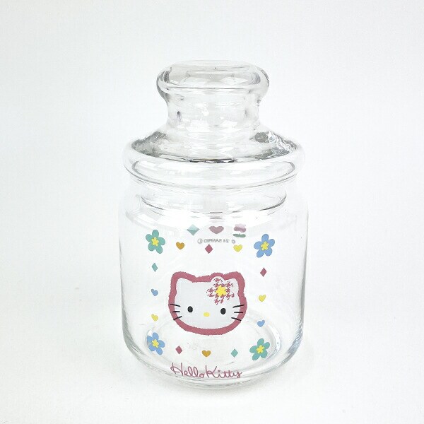 サンリオ ハローキティ ガラスキャニスター 保存容器 Sanrio