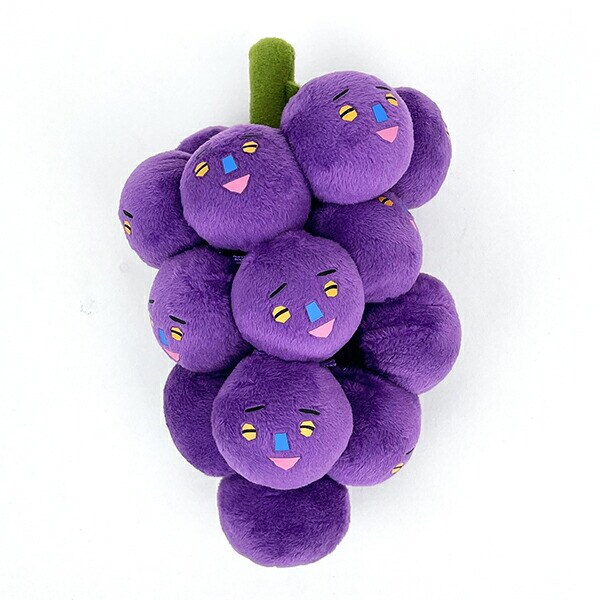 くだものやさん ぶどう ぬいぐるみ パープル | パーフェクト・ワールド