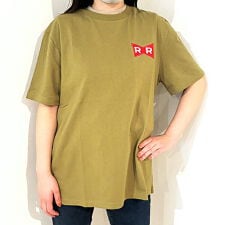 パーフェクト・ワールド・トーキョー(Perfect World Tokyo)のドラゴンボール レッドリボン軍 ナリキリ＆アイコンTシャツ(カーキ) Lサイズ アパレル