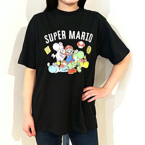 スーパーマリオ マリオカート カラフルヨッシー Tシャツ(ブラック) Mサイズ アパレル 任天堂 |  パーフェクト・ワールド・トーキョー(Perfect World Tokyo) | マルイウェブチャネル