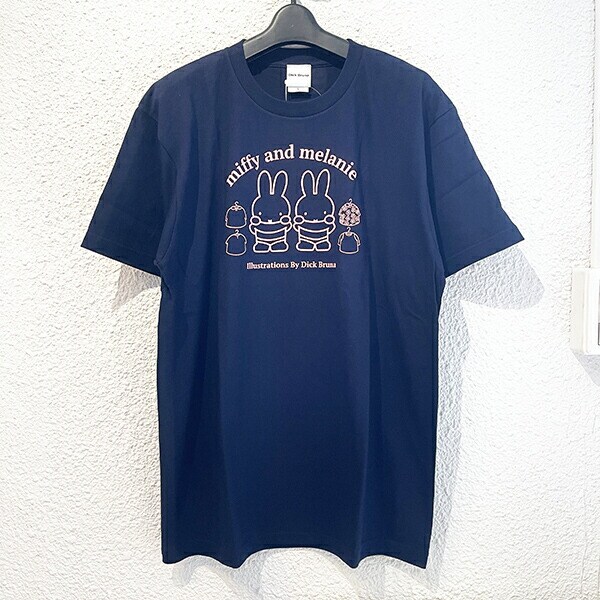 ミッフィー miffy おきがえ Tシャツ ネイビー Lサイズ アパレル