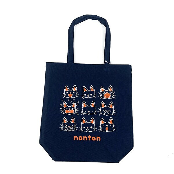 トートバッグ NONTAN ノンタン あかんべ 帆布トートバッグ ナチュラルベージュ