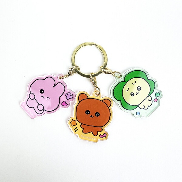【3つセット】チェゴシム　COJICOJI おまもりカードキーチェーン チェゴシム×コジコジ トレーディングおまもりカードキーチェーン