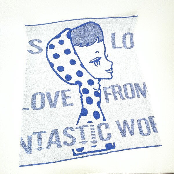 内藤ルネ ポップ 丸ペンポーチ ブルー 筆箱 文具 レトロ 内藤ルネ ルネパンダ ペンケース (ブルー) 文具 日本製 パンダコパンダ