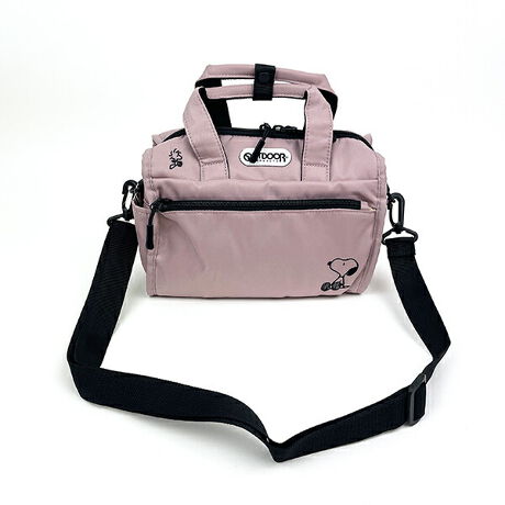 スヌーピー OUTDOOR PRODUCTS コラボ 2way ショルダーバッグ ピンク