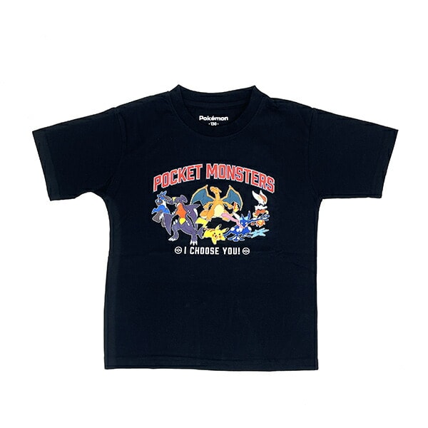 星のカービィ キッズ ドットアイコン Tシャツ(ブラック) 120cm