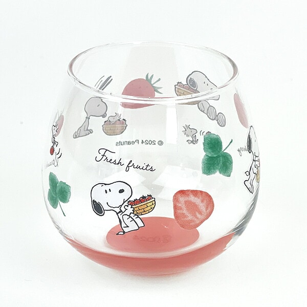 スヌーピー ゆらゆらグラス ストロベリー コップ 食器 | パーフェクト