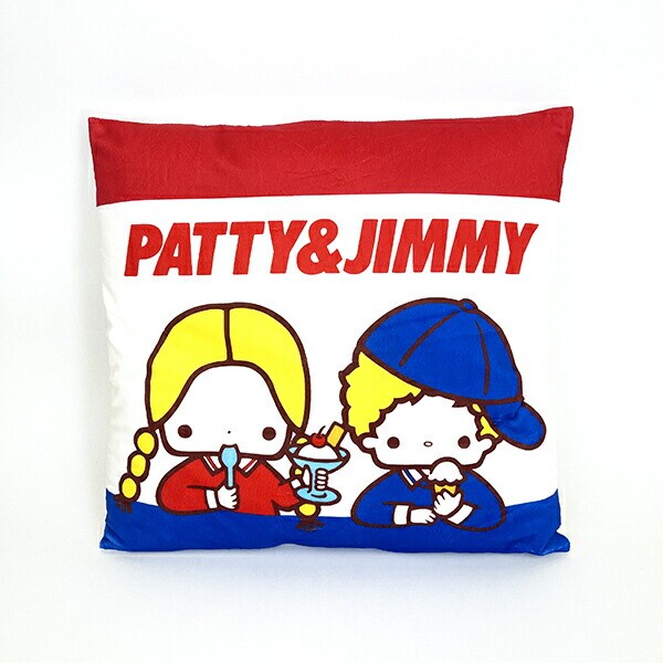 サンリオ パティ＆ジミー クッション トリコロール インテリア
