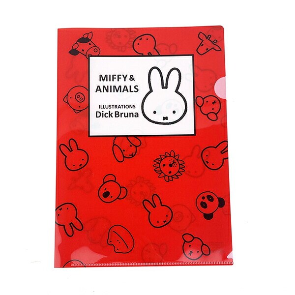 ミッフィー MIFFY & ANIMALS A4クリアホルダー (レッド) 文具 | パーフェクト・ワールド・トーキョー(Perfect World  Tokyo) | マルイウェブチャネル