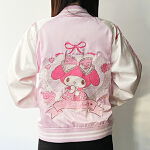 マイメロディ レースピンクローズ スカジャン サンリオ ブルゾン  