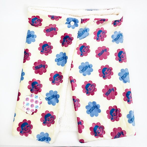 ペコちゃん ミルキー 3WAYブランケット ミルキーアイテム （アイボリー