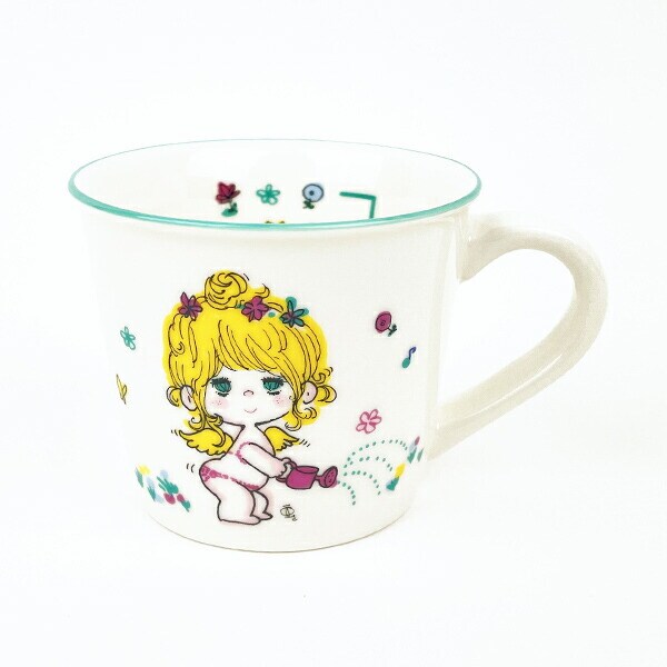 水森亜土さん　マグカップ　限定品 オリジナル限定商品】水森亜土ビッグマグカップ『カップル