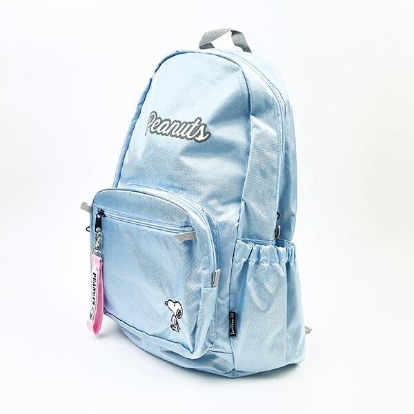 SNOOPY スヌーピー RE-PET リュック ブルー ネーム ジョークール 旅行