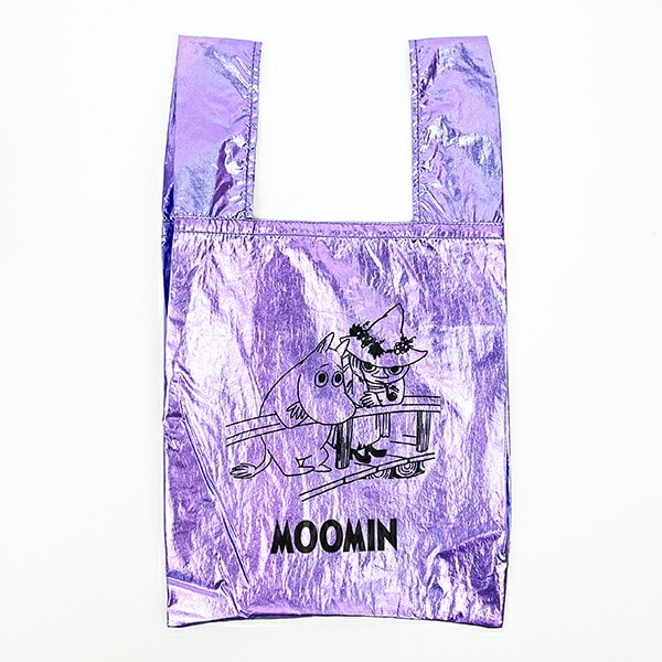 MOOMIN ムーミン シャイニーエコバッグ ムーミン&スナフキン