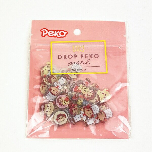 ペコちゃん DROPPEKO PASTELシール ステッカー フレークシール 文具