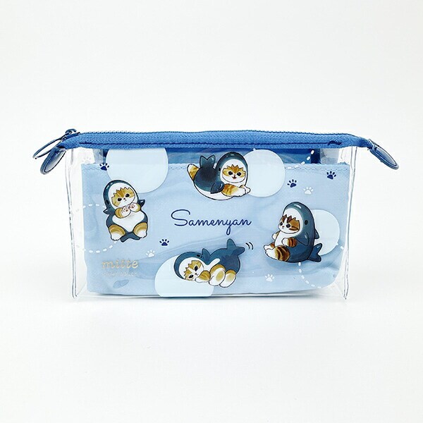 THE MODS　モッズ　限定　ポーチ モフサンド mofusand サメにゃん クリアポーチマチ | パーフェクト