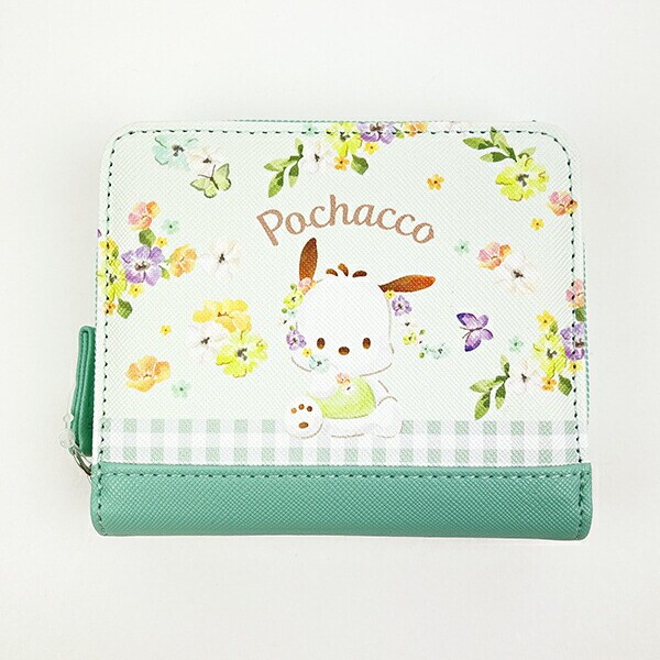 サンリオ ポチャッコ 折り財布 ウォレット キッズ グリーン