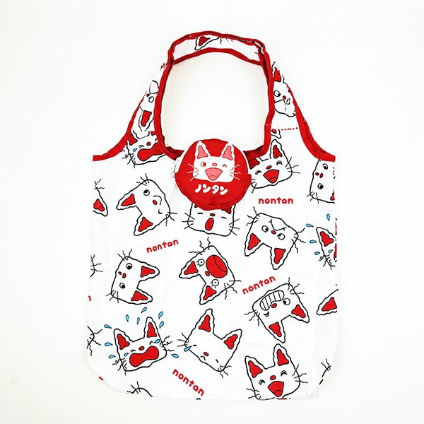ノンタン にんにん エコバッグ (レッド) | パーフェクト・ワールド